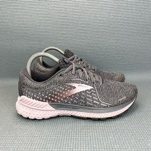 Brooks Adrenaline 21 Womens Athletic Running Sneaker Size 7.5 Grey Purple